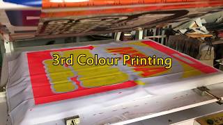 Fabric Screen Printing machine  Sri Lanka [upl. by Hildegarde609]