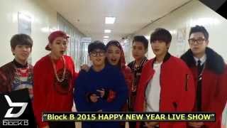 Block B 2015 HAPPY NEW YEAR LIVE SHOW 開催！！ [upl. by Llenram]