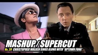 WALKEN UPTOWN Christopher Walken sings along with Uptown Funk [upl. by Abram]