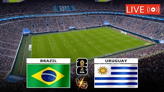 🔴BRAZIL VS URUGUAY LIVE STREAMING TODAY  FIFA WORLD CUP QUALIFIER CONMEBOL LIVE FULL MATCH [upl. by Ensoll]