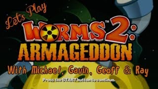 Lets Play  Worms 2 Armageddon Episode 1  Rooster Teeth [upl. by Kenzie]