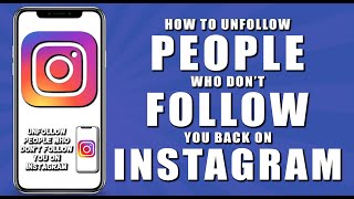 How to unfollow people who dont follow you back on instagram 2024 [upl. by Laefar476]