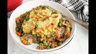 Vegan Mushroom and Lentil Shepherds Pie [upl. by Crofoot109]