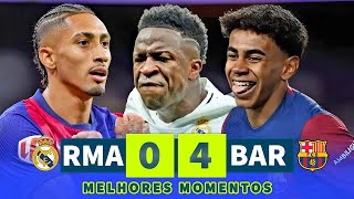 SHOW DO BARÇA NO SANT1AGO  O MAIOR TIME DO MUNDO FOI HUMILHADO SOFRENDO UMA GOLEADA EPÍCA [upl. by Ramirolg]