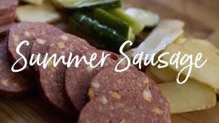 Venison Summer Sausage Recipe [upl. by Saibot242]