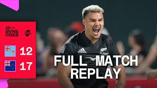 All Black 7s steal it in the last minute  Fiji v New Zealand  Full Match Replay  Dubai HSBC SVNS [upl. by Rebmit]