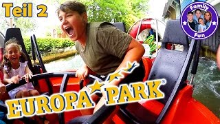 EUROPAPARK ACTION ERLEBNIS Tag 2  Adrenalin Pur in Achterbahnen  FAMILY FUN [upl. by Yulma]