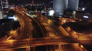 Yom Kippur over Ayalon Highway [upl. by Sirk]