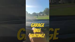 Garage sale hunting garagesales estatesales yardsales sidehustle shortsfeed [upl. by Kirtap]