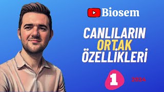 Canlıların Ortak Özellikleri Soru Çözümü  yks2024 Biyoloji Soru Çözümü  9sınıf Soru Çözümü [upl. by Slack]