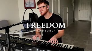 Freedom  Piano Tutorial [upl. by Onofredo156]