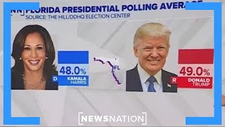 Florida poll shows Harris Trump in tight race  The Hill [upl. by Speroni]