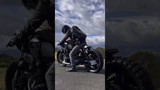 SOUND ON CB750 Caferacer Awesome hondacb750 bmw soundexhaust caferacer custombike h2r H2 [upl. by Heyer]