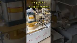 Dough dividerampPizza press machine [upl. by Esiouqrut]