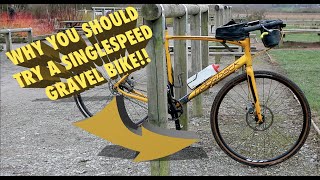 Why I ride a Singlespeed single speed Gravel Bike gravelbike singlespeed cycling [upl. by Salamone]