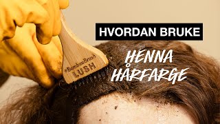 Hvordan bruke Henna hårfarge  LUSH Norge [upl. by Aihsyla]