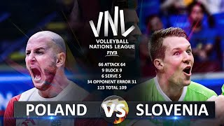 Poland vs Slovenia  Mens VNL 2023 [upl. by Liahus892]