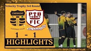 MATCH HIGHLIGHTS I Cheshunt FC vs Potters Bar Town FC I Velocity Cup Third Round I 22102024 [upl. by Cuhp505]