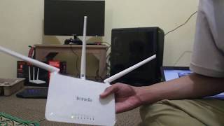 Tutorial Nembak Wifi Tanpa Kabel LAN  Setting Router tenda F3 N300 [upl. by Doley772]