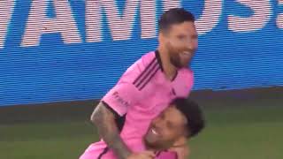 Messi Agian Hat Trick in Consecutive Matches  Inter Miami vs New England [upl. by Marijane969]