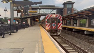 Hartford Line Evening Amtrak amp CTrail Action  Berlin With Hornshows [upl. by Oznohpla]