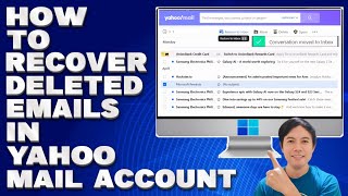 How To Recover Deleted Emails in Yahoo Mail Account Guide [upl. by Enak]