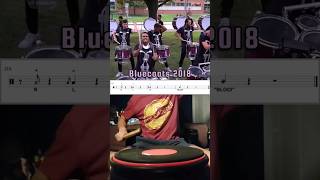 Bluecoats 2018 Battery End Phrase  drumline percussion bluecoats carolinacrown dci2024 wgi [upl. by Kroo]