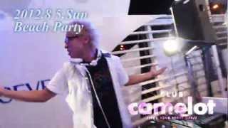 DJ Ando 海キャメ2012 club camelot BLUE WINDY NIGHT Yuigahama Beach [upl. by Ram859]