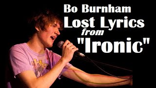 Bo Burnham  Lost Lyrics from “Ironic” [upl. by Airdnassac434]