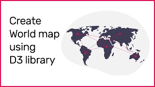 Create a worldmap using d3 library d3js [upl. by Nadnarb840]