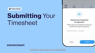 Connecteam  Time Clock  Submit Timesheets [upl. by Mateya355]