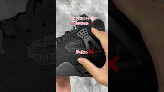 Jordan 4 Black cat REAL vs FAKE [upl. by Sanjay]