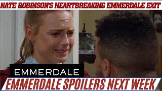 Jurell Carter Opens Up About Nate Robinsons Devastating and Unforgiving Emmerdale Exit Emmerdale [upl. by Noak]