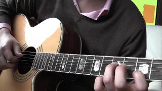 how to play the intro to Ramble On Led Zeppelin  acoustic guitar [upl. by Salhcin]