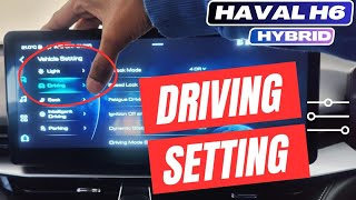 Vehicle Driving Settings in Haval [upl. by Hogarth690]