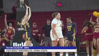 Iowa State rallies from 19point deficit pulls away in 4th to beat No 24 West Virginia women 7464 [upl. by Romy]