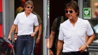 Tom Cruise Returns to London After Cheering for Team USA at Paris Olympics [upl. by Amjan]