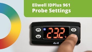 Probe Settings Eliwell IDPlus 961 Digital Controller [upl. by Bonnes209]