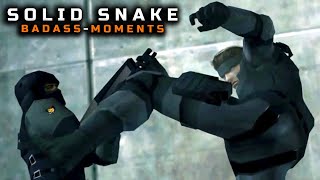 Top 10 Badass Solid Snake Moments Metal Gear [upl. by Metzger]