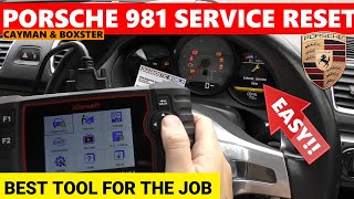 Porsche 981 Service Reset Procedure Cayman amp Boxster [upl. by Schreib]