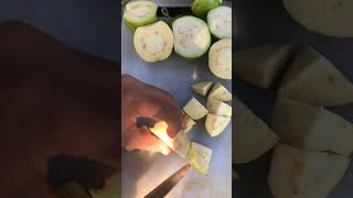 Aamba sadeko  guava cuttingfood cuttingskills [upl. by Cameron]