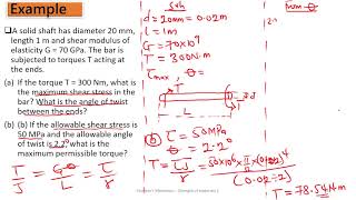 EP 28 Solved example on Torsional Analysis [upl. by Constantina995]