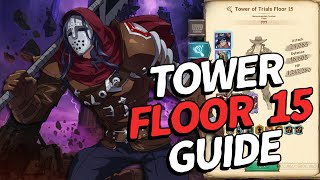 New Tower of Trials Floor 15 Guide Slater Female Humans  7DS Grand Cross [upl. by Aiym79]