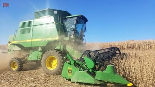 JOHN DEERE SideHill 9510 Combine [upl. by Kenley]