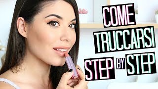 COME IMPARARE A TRUCCARSI STEP BY STEP  IL MIO MAKEUP PREFERITO PER TUTTI I GIORNI  Adriana Spink [upl. by Ecnahoy694]