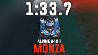 Monza 1337  Alpine A424  Le Mans Ultimate [upl. by Andryc]