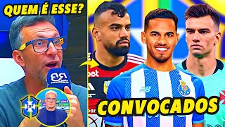 NETO SURPRESO COM OS NOVOS CONVOCADOS PRA SELEÇÃO BRASILEIRA [upl. by Aylmar]