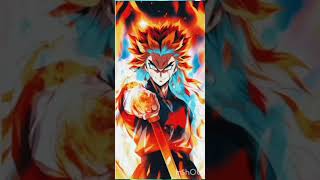 rengoku and Goku fusion  renkuanime demonslayer dragonballfusion [upl. by Zoeller728]