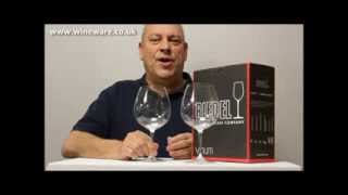 Riedel Vinum Burgundy  Pinot Noir Wine Glass Video  64167  Wineware [upl. by Sorce]