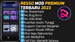 Resso Terbaru 2023  New Update Resso Mod Terbaru 2023 [upl. by Paxton284]